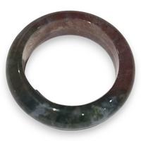Moss Agate Band Ring
