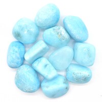 Blue Aragonite Tumbled Stones [Medium 150g]