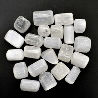 White Selenite Tumbled Stones [Small]
